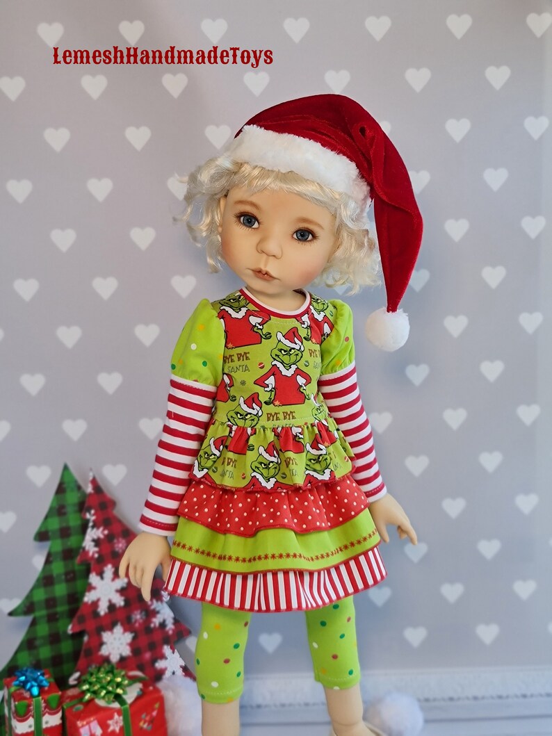 My Meadow LL Size Ardyn, Masha 20inch Doll Clothes. 4pcs. Hat, Blouse