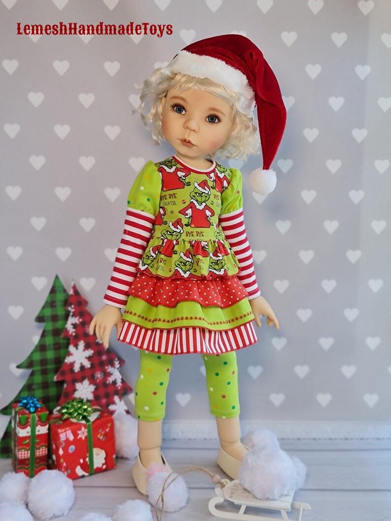 My Meadow LL Size Ardyn, Masha 20inch Doll Clothes. 4pcs. Hat, Blouse