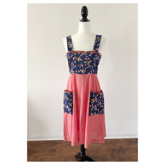 1970s Apron Dress