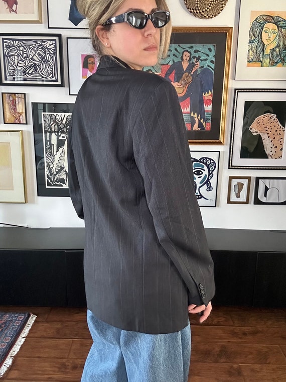 1990s Hugo Boss Men’s Suit Jacket, Blazer, Wool B… - image 6