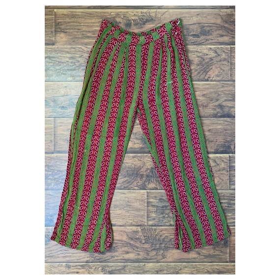 Vintage Printed Pants