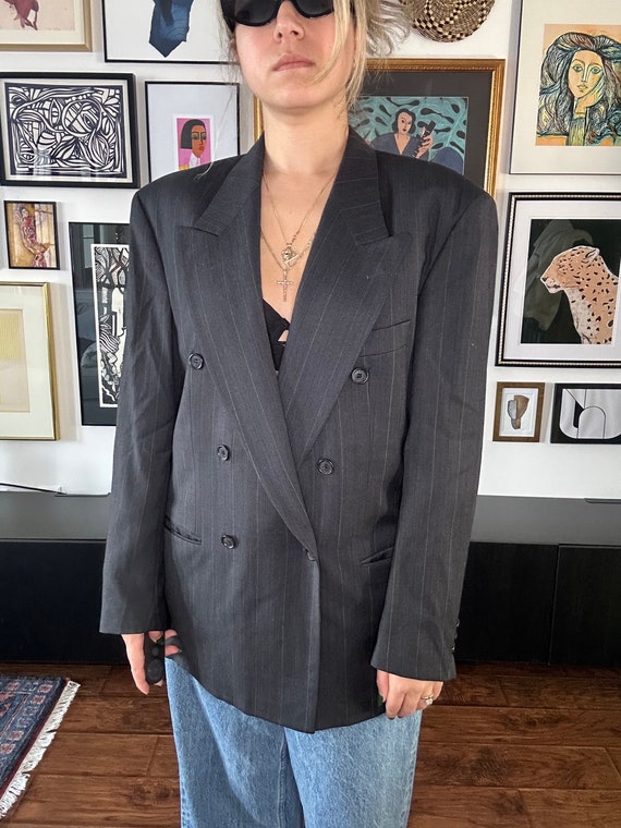 1990s Hugo Boss Men’s Suit Jacket, Blazer, Wool B… - image 1