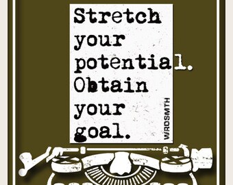 Potential by WRDSMTH Print
