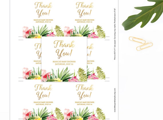 hawaiian baby shower favors