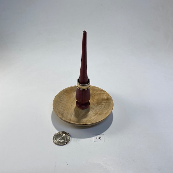 Wood Turned Ring Holder Etsy
