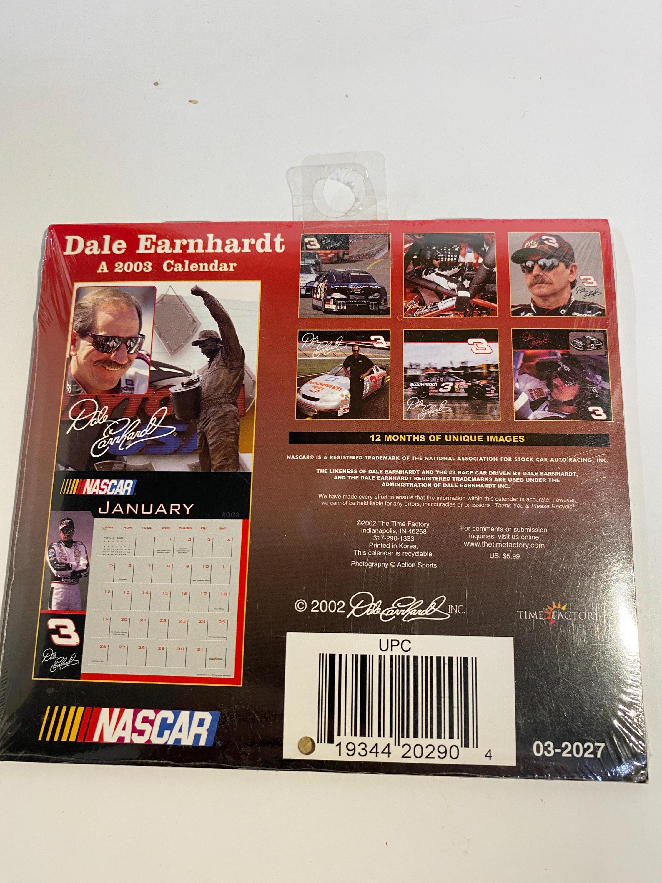 Dale Earnhardt 2003 Mini Calendar - Etsy