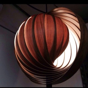 MIDNIGHT MOON.Original handmade pendant light. Moon ceiling light.1960s modern.