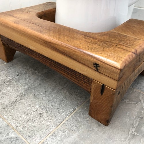 Rustic Distressed Wooden Step Stool Reclaimed Barn Wood - Etsy