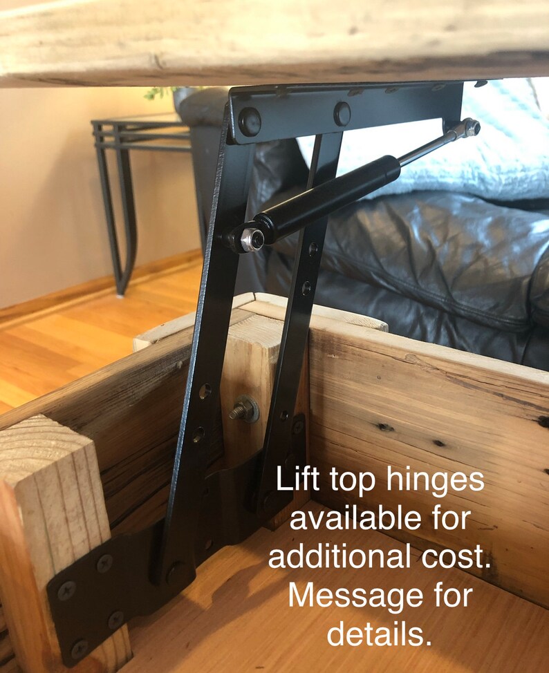 Reclaimed Barn Wood Coffee Table Toy Chest. Pine Rustic and Etsy