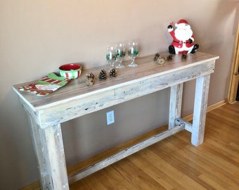 Reclaimed Barn Wood Table. Rustic and authentic barn wood.  Custom sizes and finishes available.