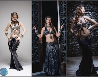 Сontact before purchase! Custom belly dance costume, tribal fusion costume, costume for tribal belly dance - first payment