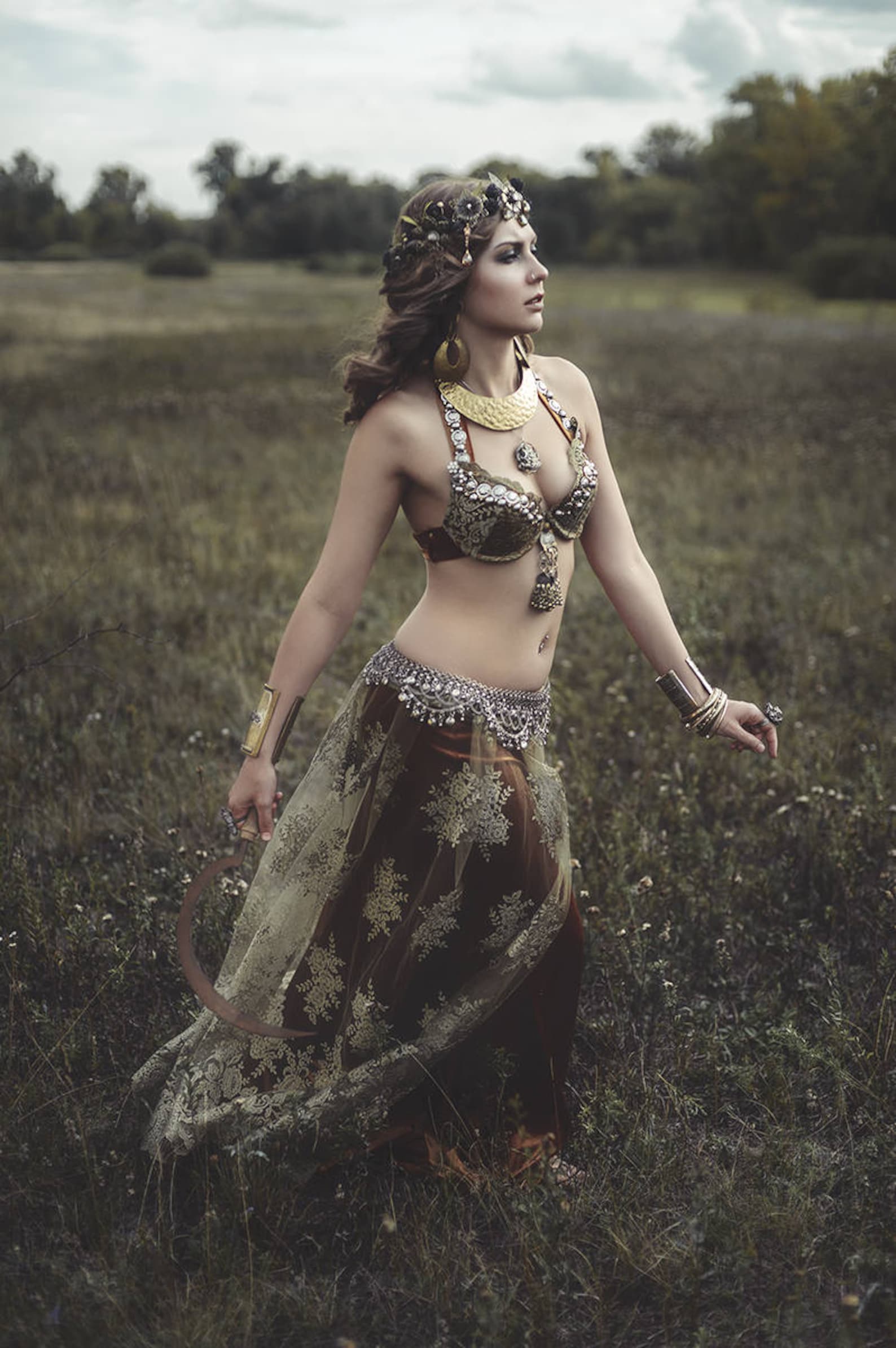 Tribal belly dance costume tribal fusion costume belly dance Etsy