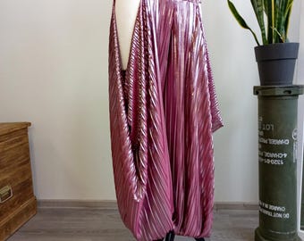Dark Red Harem Pants – Sparkly Belly Dance or Festival Pantaloons