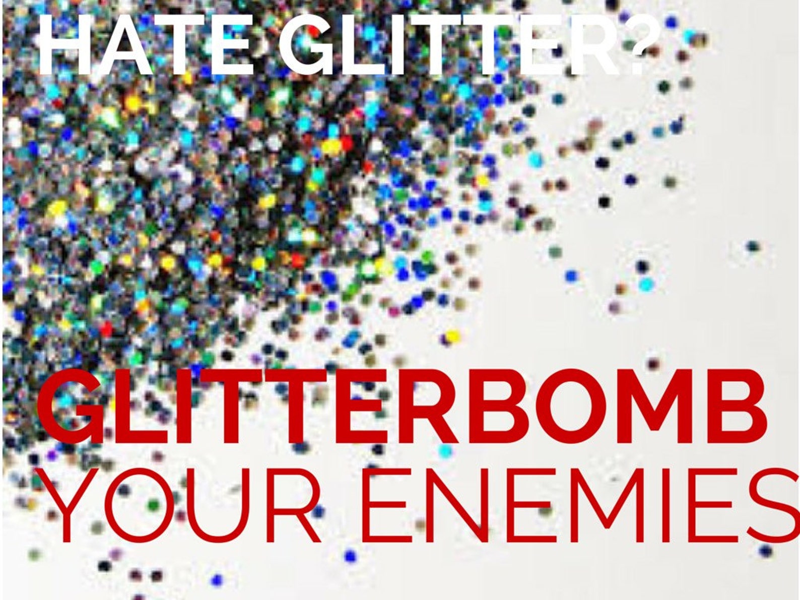 Glitterbombs Glitter Bomb your enemies Send envelope filled Etsy