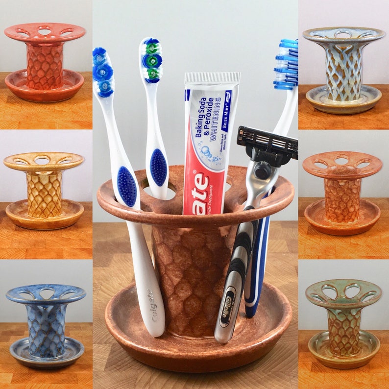 Toothbrush Holder Made to Order Six Hole Handmade Etsy