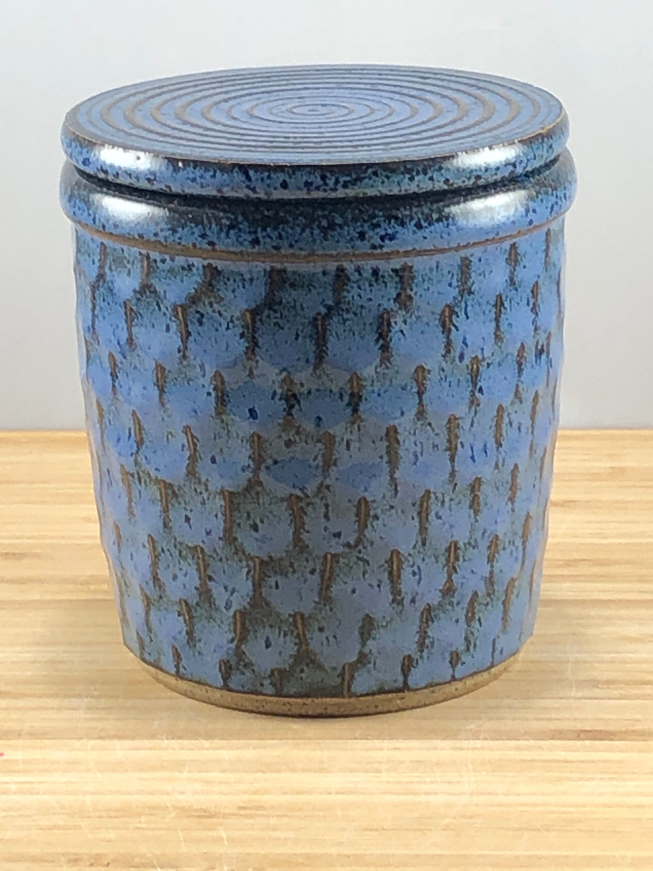 French Butter Crock Handmade Pottery Butter Keeper Etsy