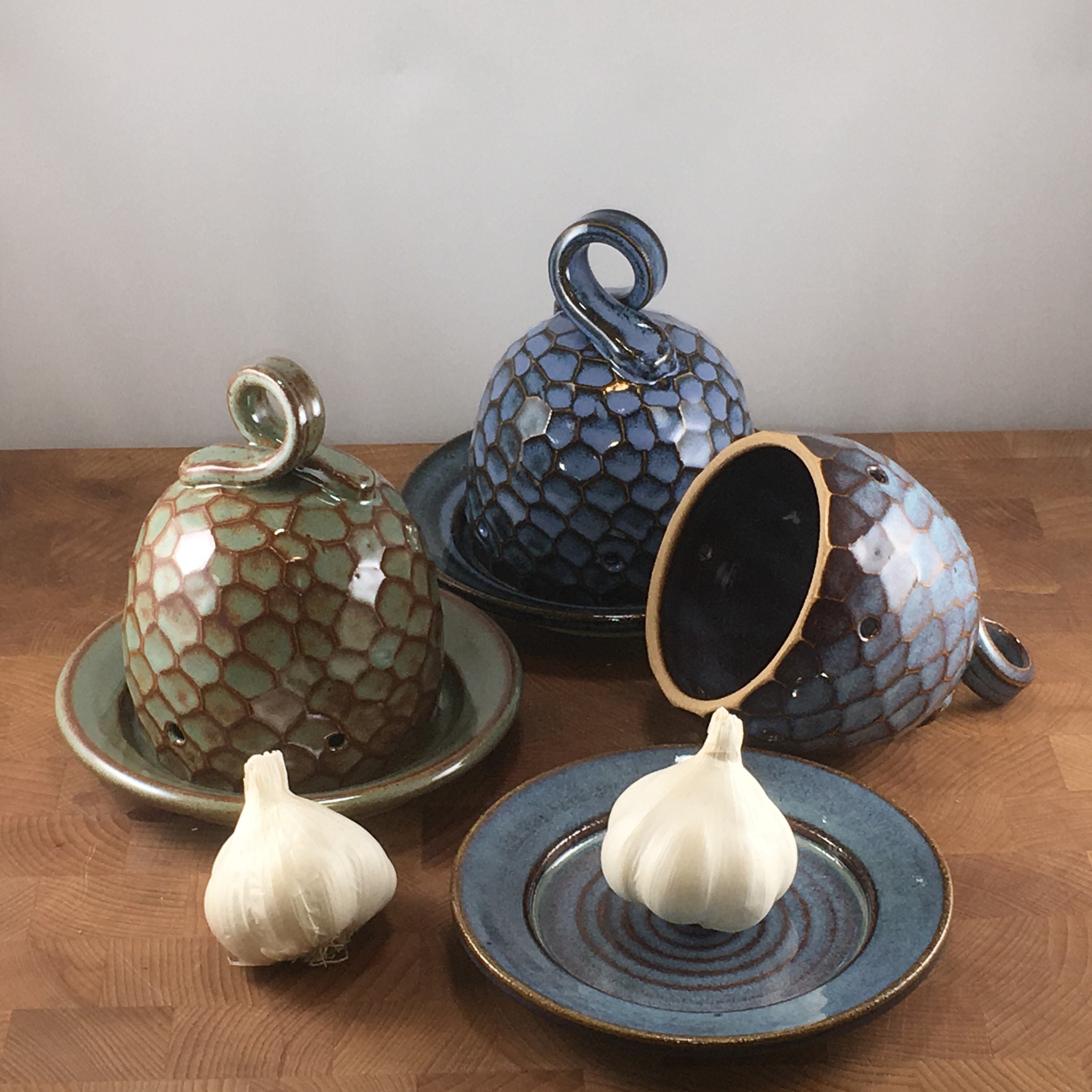 Garlic Keeper garlic Roaster Pottery Made to Order Etsy