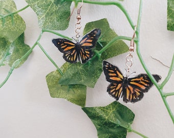 Monarch Butterfly Earrings