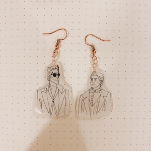 Crowley & Aziraphale Earrings