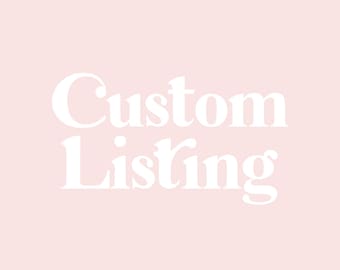 Custom Earrings