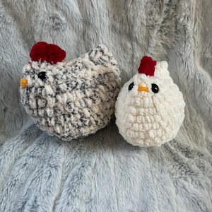 Stuffie Toy Crochet Chicken