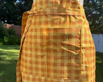 Customized Cotton Half Apron with Pockets and optional towel add on