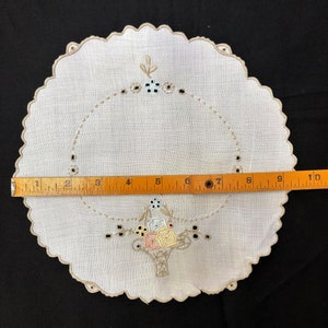 Linen Doily, Table Saver, Vanity Mat