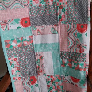 Child Quilt, Spring Quilt, Quilt