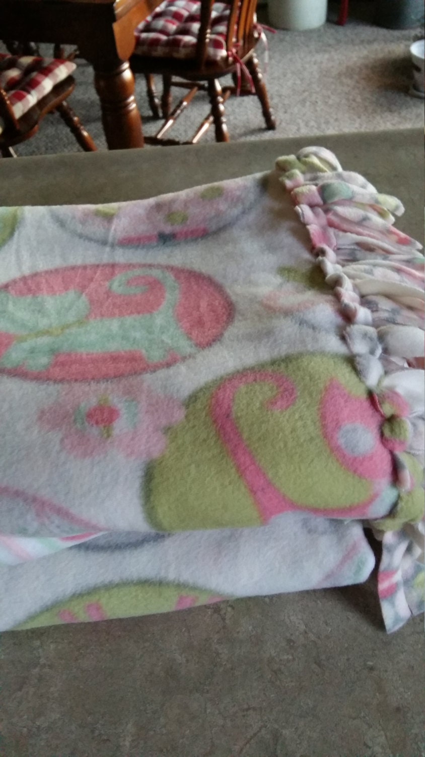 Fleece Blanket Tied Fleece Blanket Antipill Fleece Blanket Etsy