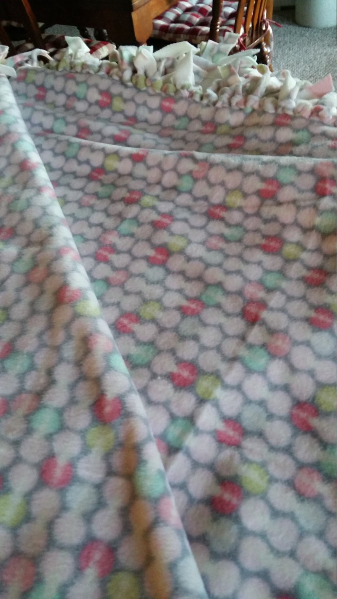 Fleece Blanket Tied Fleece Blanket Antipill Fleece Blanket Etsy