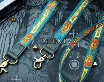 TWO ENDED CANDLE . Neck and Wrist Lanyard