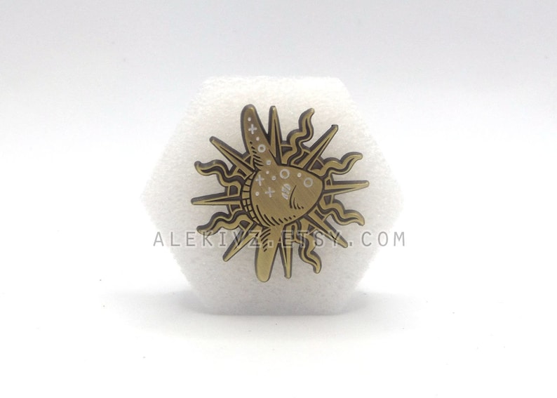 Sunfish Rudder Pin CELESTIAL SUNFISH . Fish . Sun . Enamel Pin - Etsy