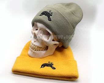 DEAD CROW . Cuffed Black Beanie/Toque