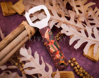 SMOKED SALMON . Bottle Opener