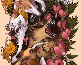 BORZOIWALL SCROLL