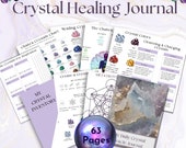 Crystal Worksheet, Crystal Printable, Healing Worksheets, Crystal Guide,Printable Journal, Healing Journal, Chakra Journal, Crystal Planner