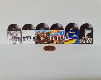 Dolls House Records Set of 6 Beatles Records