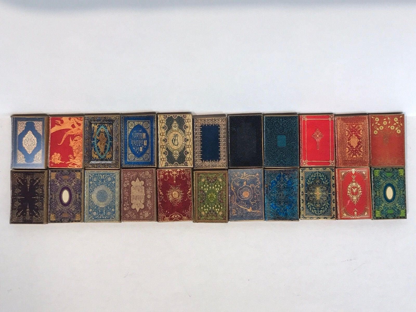 Dolls house miniature books Ornate style 22 in set 112th Etsy