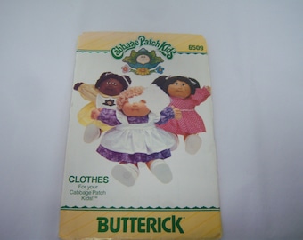 Cabbage Patch Kids Doll Clothing Sewing Pattern Accessories Bib Butterick 374