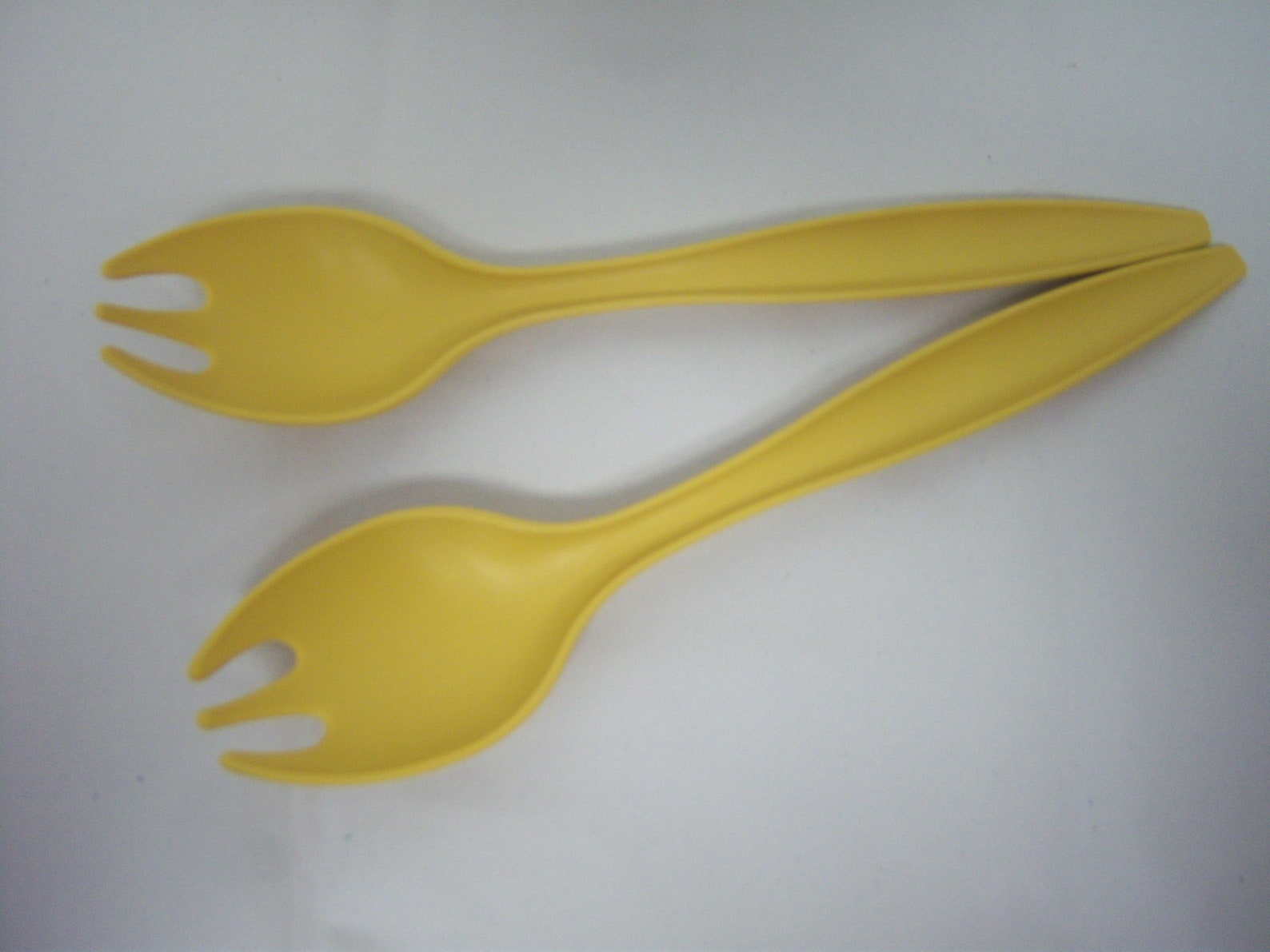 Vintage Gold Tupperware Salad Forks Serving Salad Forks Etsy