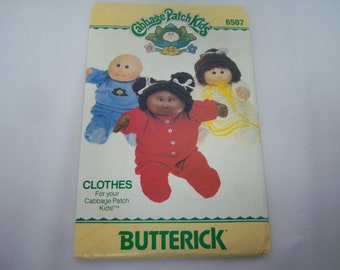 Vintage Butterick Cabbage Patch Kids Doll Clothing Sewing - Etsy