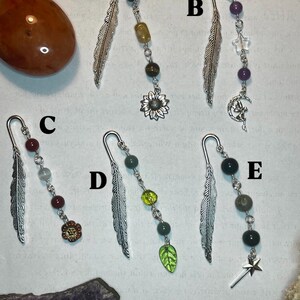 Crystal Charm Bookmarks, Gifts For Book Lovers