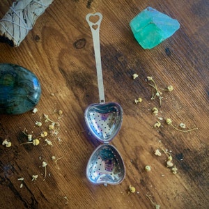 Heart Shaped Tea Infuser / Tea Infuser / Tea Infuser Spoon / Herbal Tea Infuser / Herbal Tea Steeper / Tea Steeper