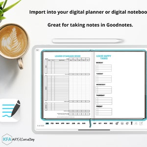 Leader Standard Work Template for Daily, Weekly, Monthly Meetings and ...