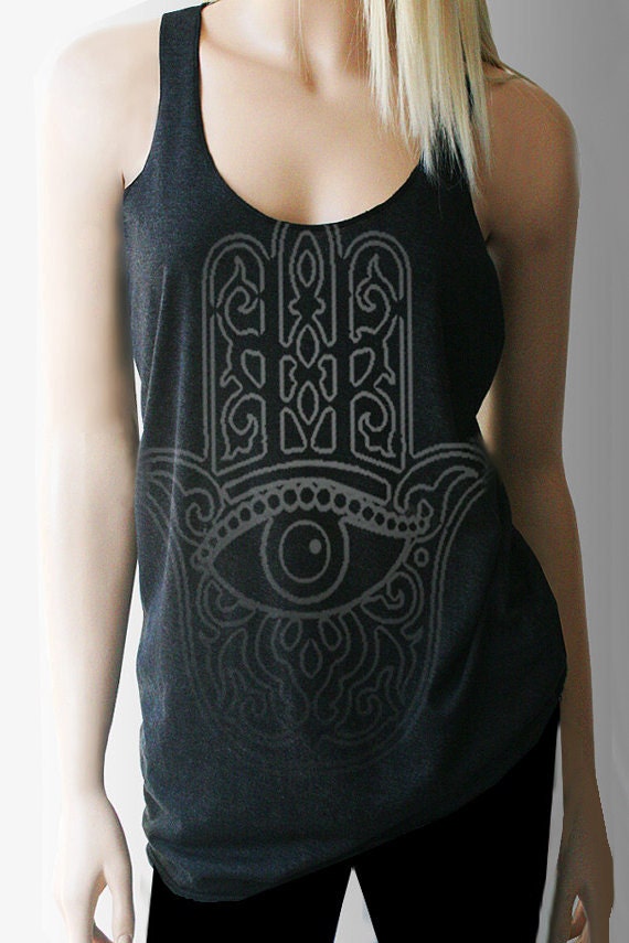 Black Hamsa Tank Top Black Hamsa Tank Top