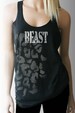 Beast Workout Tank. Workout Shirt. Workout Clothes. Exercise Clothing. Weight Lifting Shirt. Fitness Tank. BEAST. Womens Workout Tank.