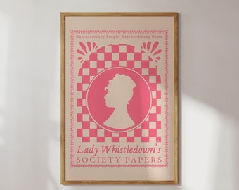 Lady Whistledown Bridgerton Wall Art Digital Download Printable