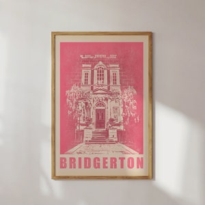 Bridgerton Wall Art Digital Download Printable, Poster season 3 Wisteria House