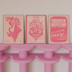 The Office Wall Art Set Of 3 Printables, Digital Download Dunder Mifflin