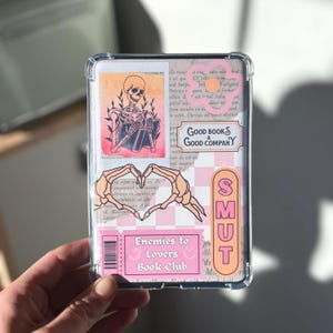 Kindle Printable Clear Case Insert Aesthetic Decoration Bookish
